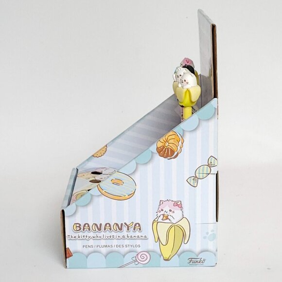 BANANYA The Kitty Who Lives in a Banana FUNKO POP! Pen Lot + Display Case - Picture 7 of 8
